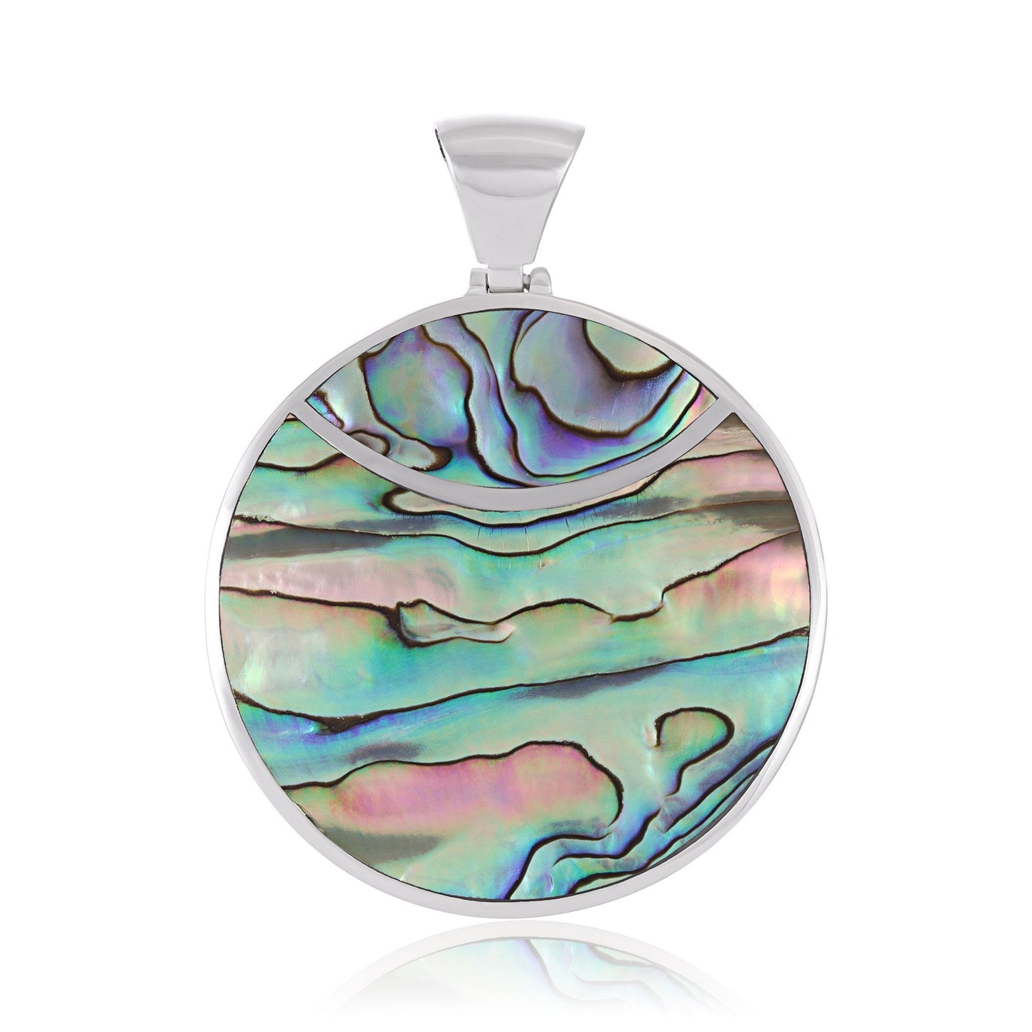 Sterling Silver Abalone Shell Celestial-inspired Pendant SPD4047