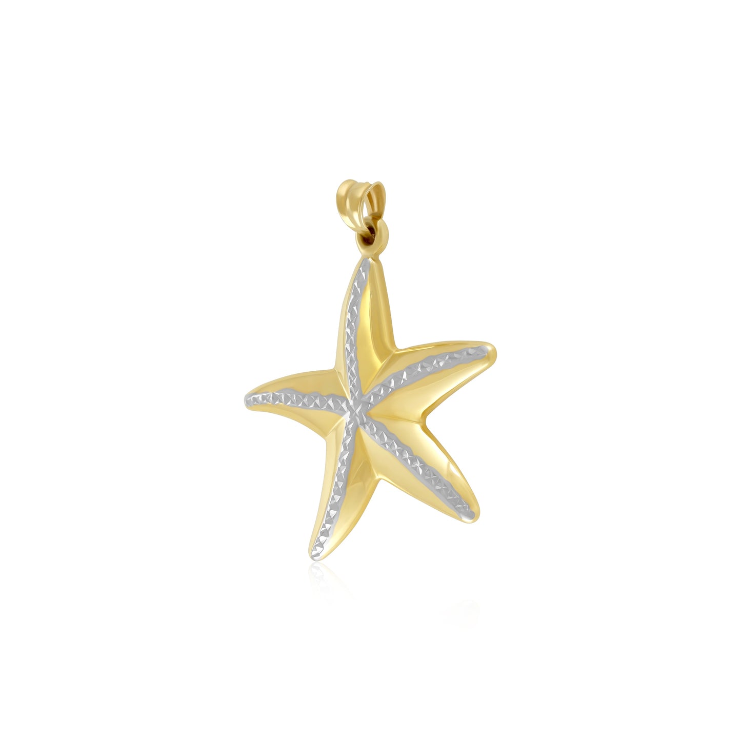 9ct Yellow Gold Starfish Pendant