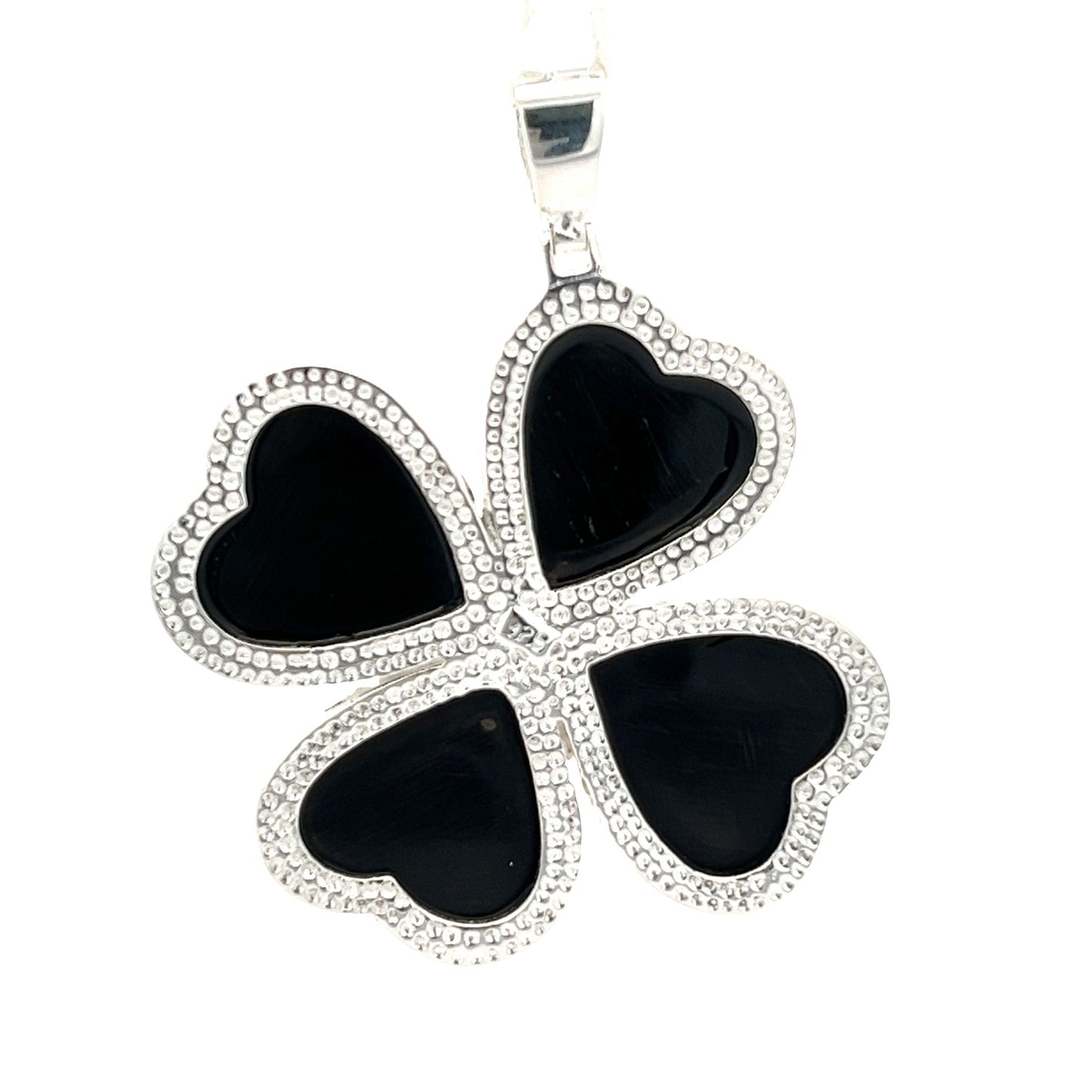 Sterling Silver Four-leaf Clover Pendant SPD4007