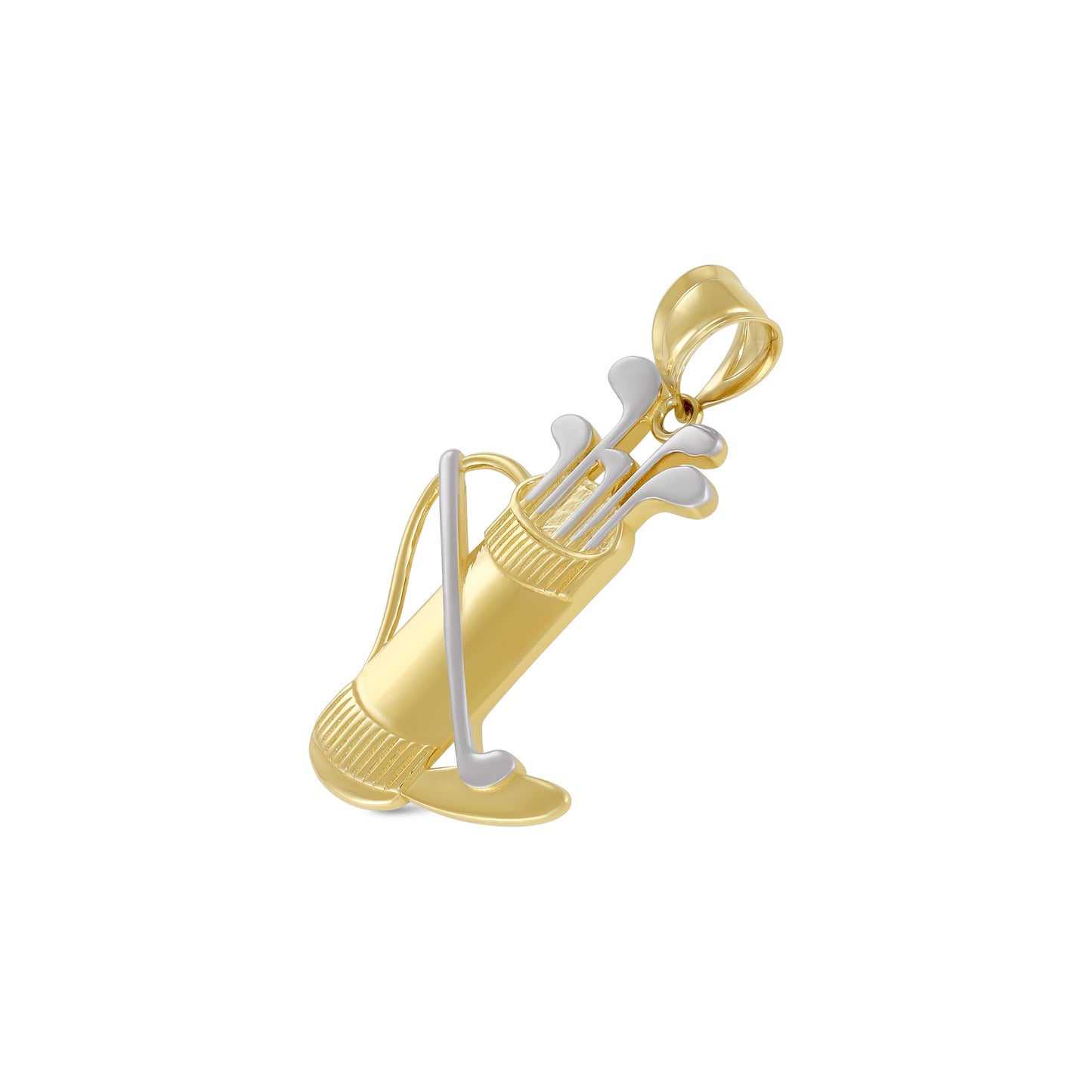 9ct Yellow Gold Golf Bag Pendant