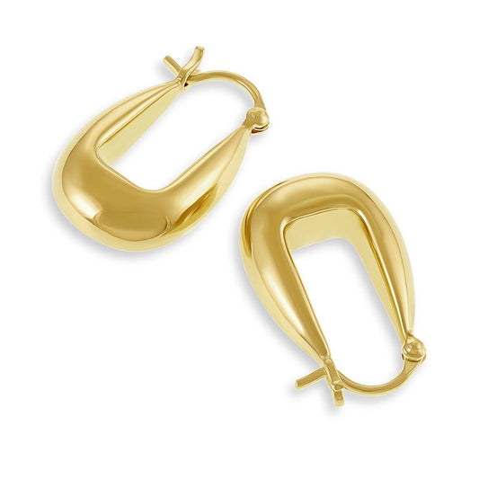 14ct Solid 1 Micron Gold Plated Huggie Earrings