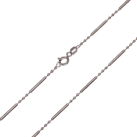 14ct Solid White Gold Diamond Cut Belcher Chain -1.3mm CN10059-14W