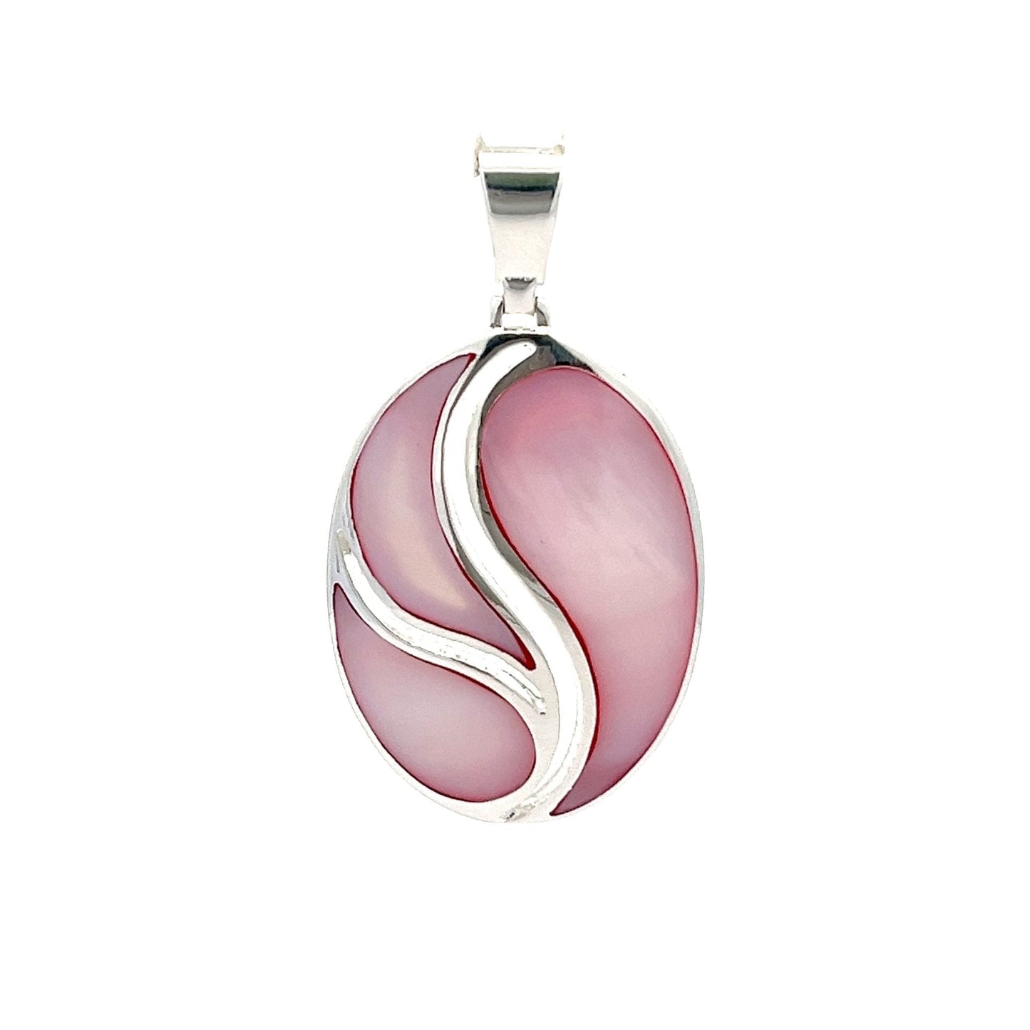 Sterling Silver Wave Pendant SPD4019