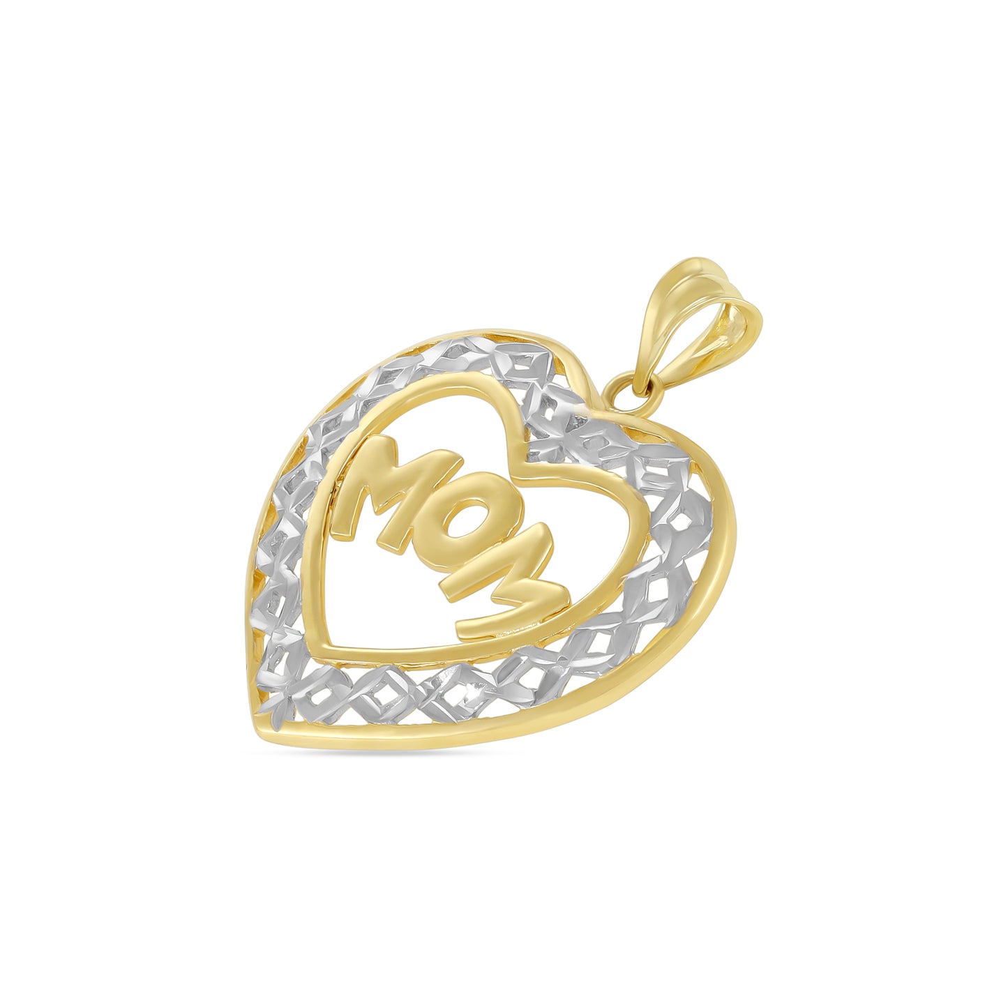 9ct Yellow Gold Mom Pendant