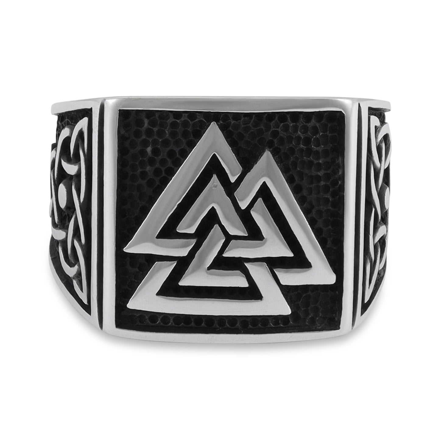 Sterling Silver Viking Valknut Ring