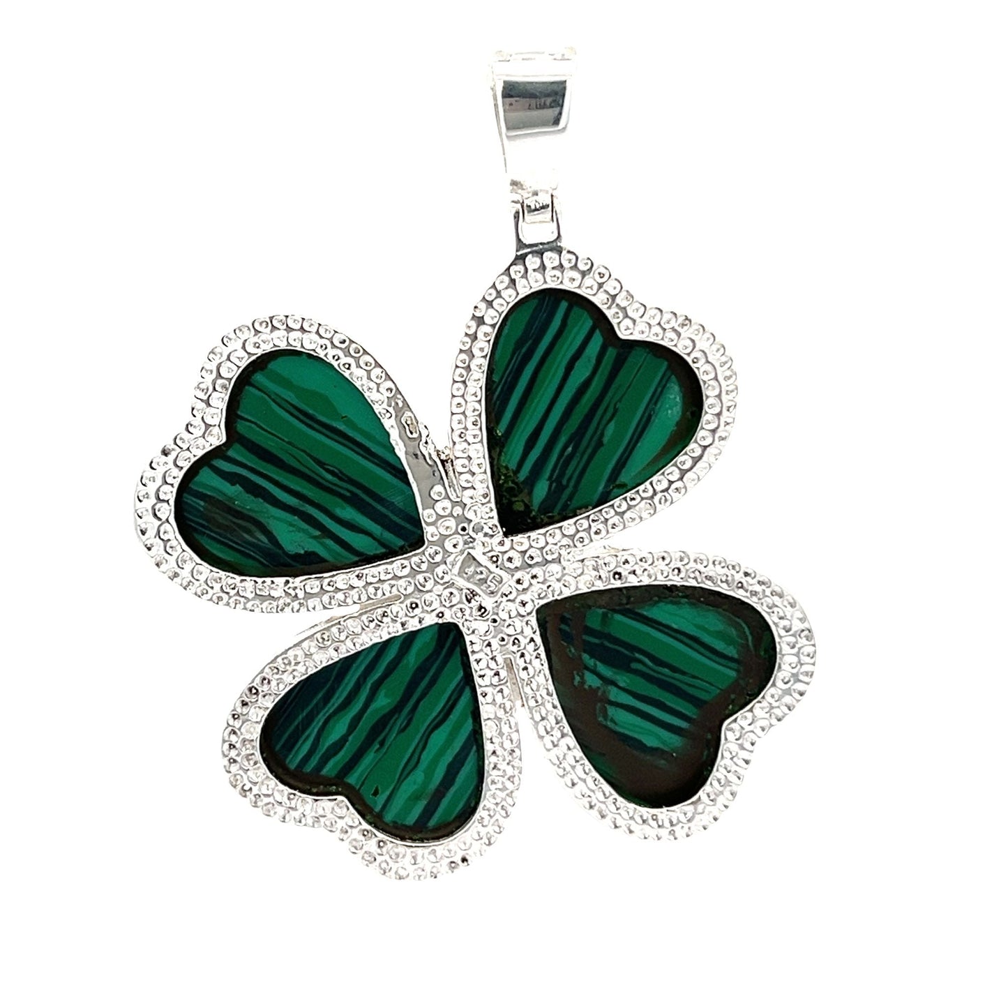 Sterling Silver Four-leaf Clover Pendant SPD4007