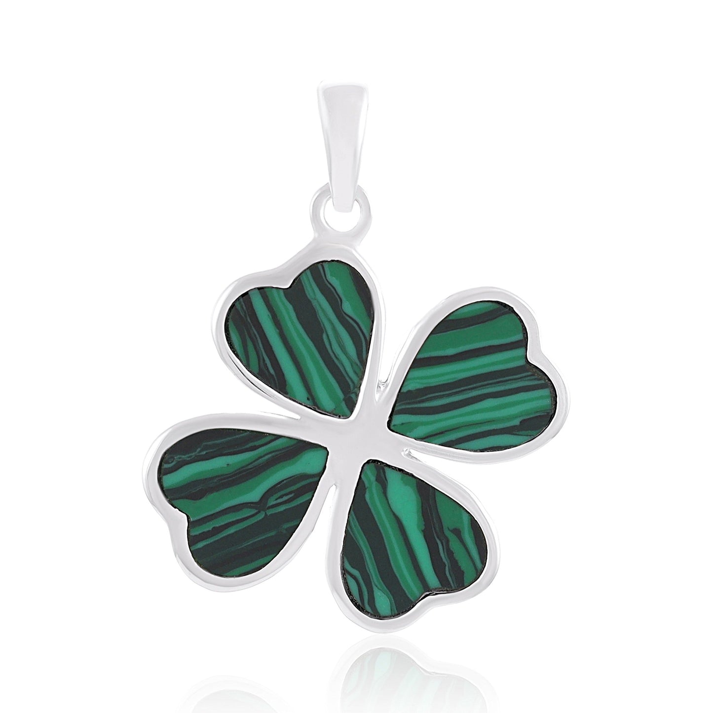 Sterling Silver Four-leaf Clover Small Pendant SPD4008