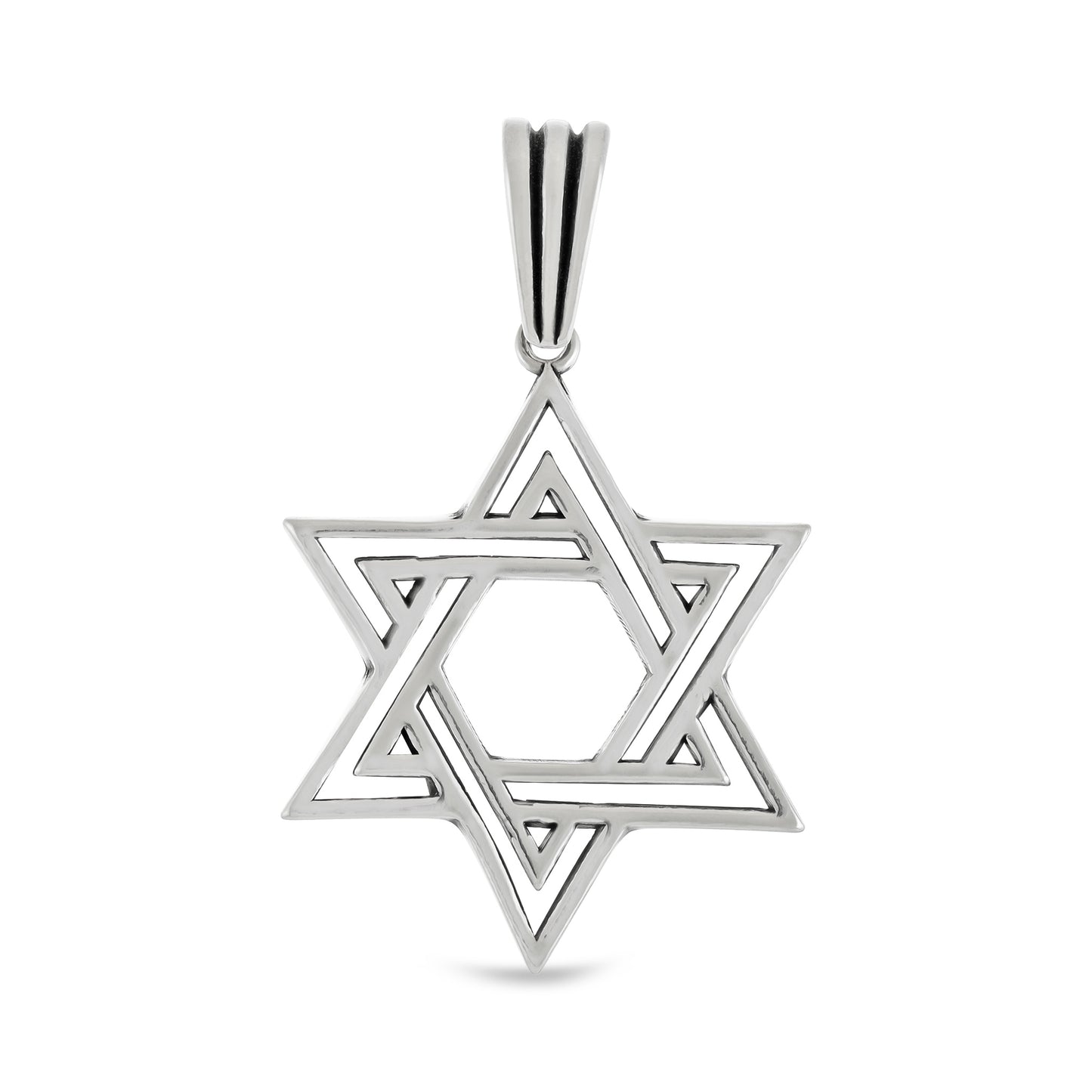 Sterling Silver Star Of David Pendant