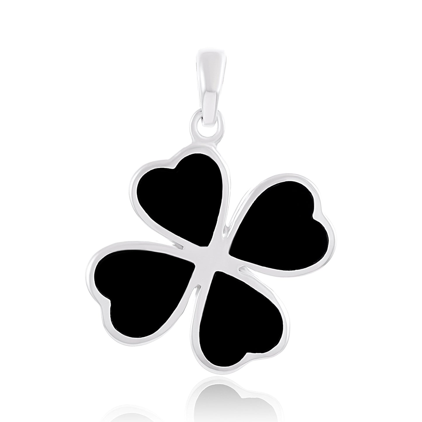 Sterling Silver Four-leaf Clover Small Pendant SPD4008