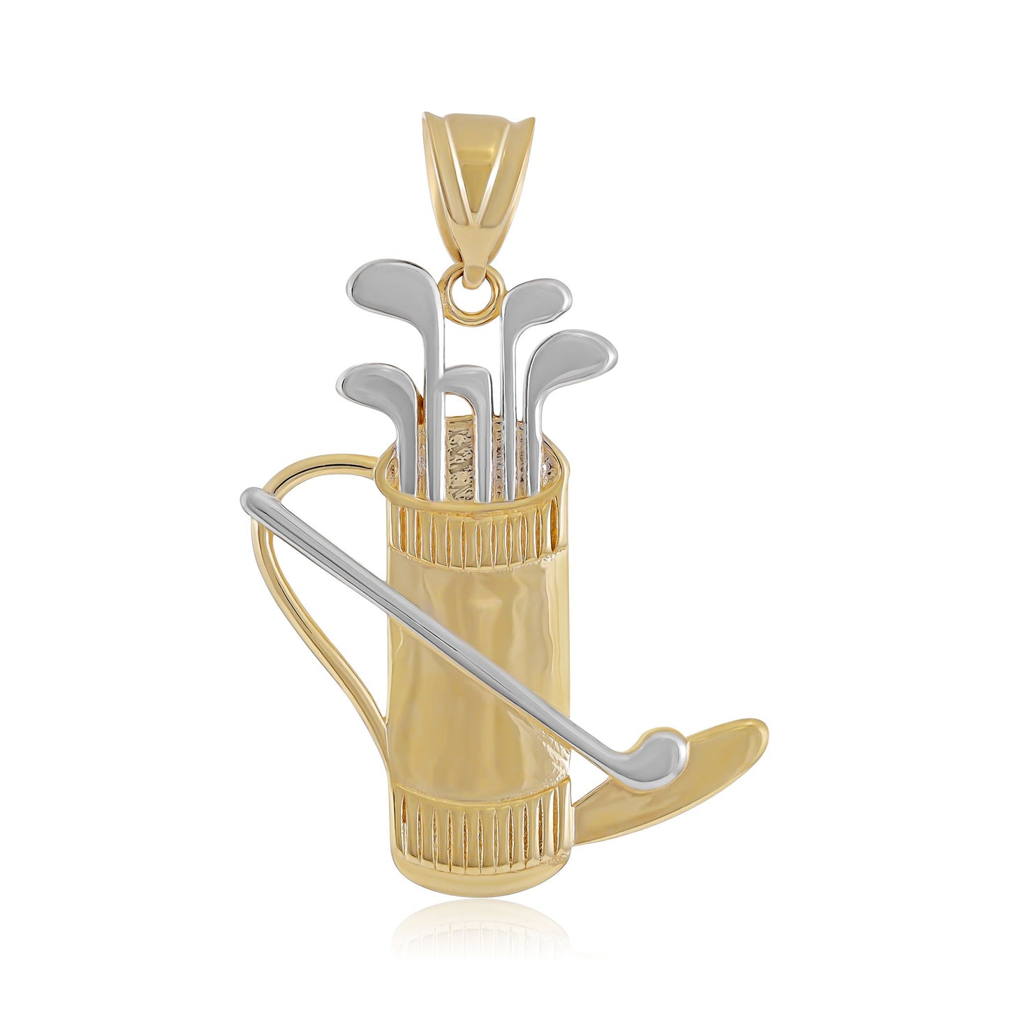 9ct Yellow Gold Golf Bag Pendant