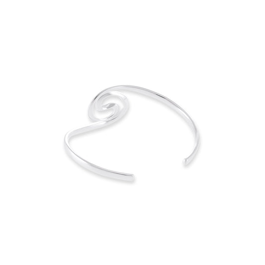 Sterling Silver Swirl Cuff Bracelet