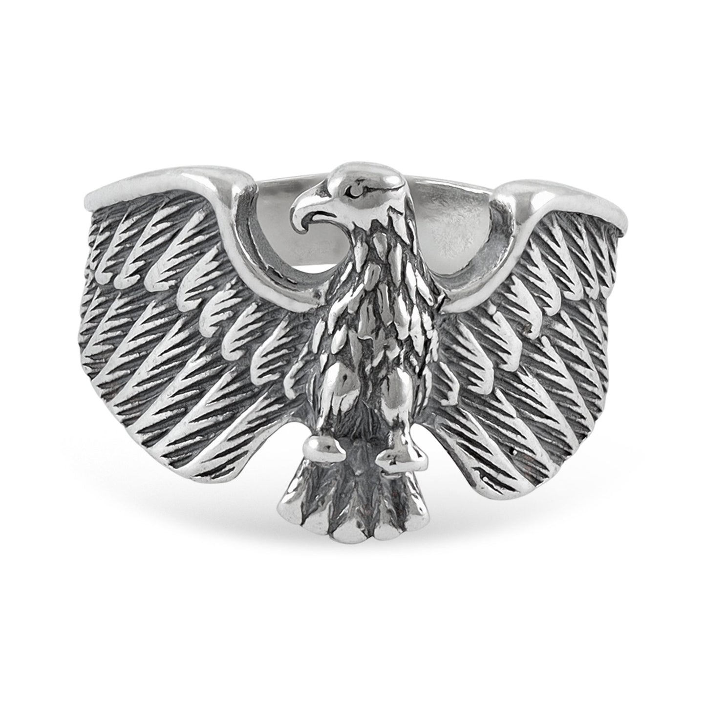 Sterling Silver Eagle Ring