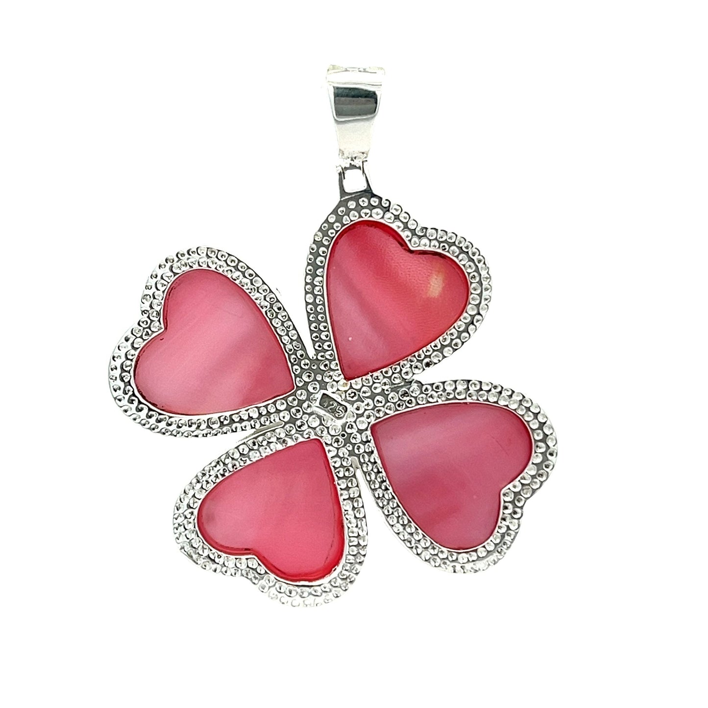 Sterling Silver Four-leaf Clover Pendant SPD4007