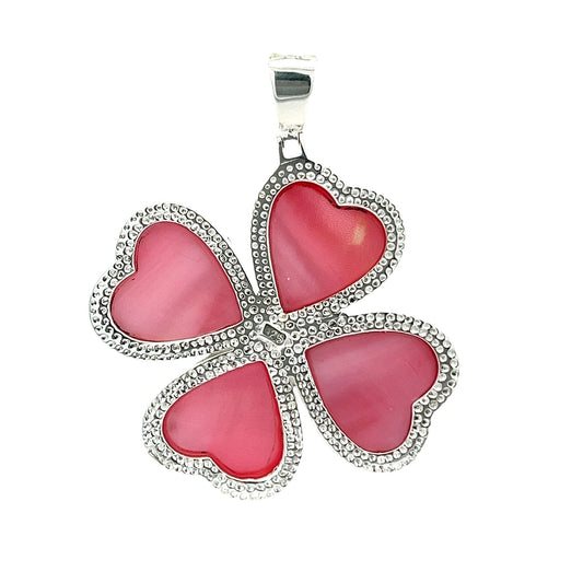 Sterling Silver Four-leaf Clover Pendant SPD4007