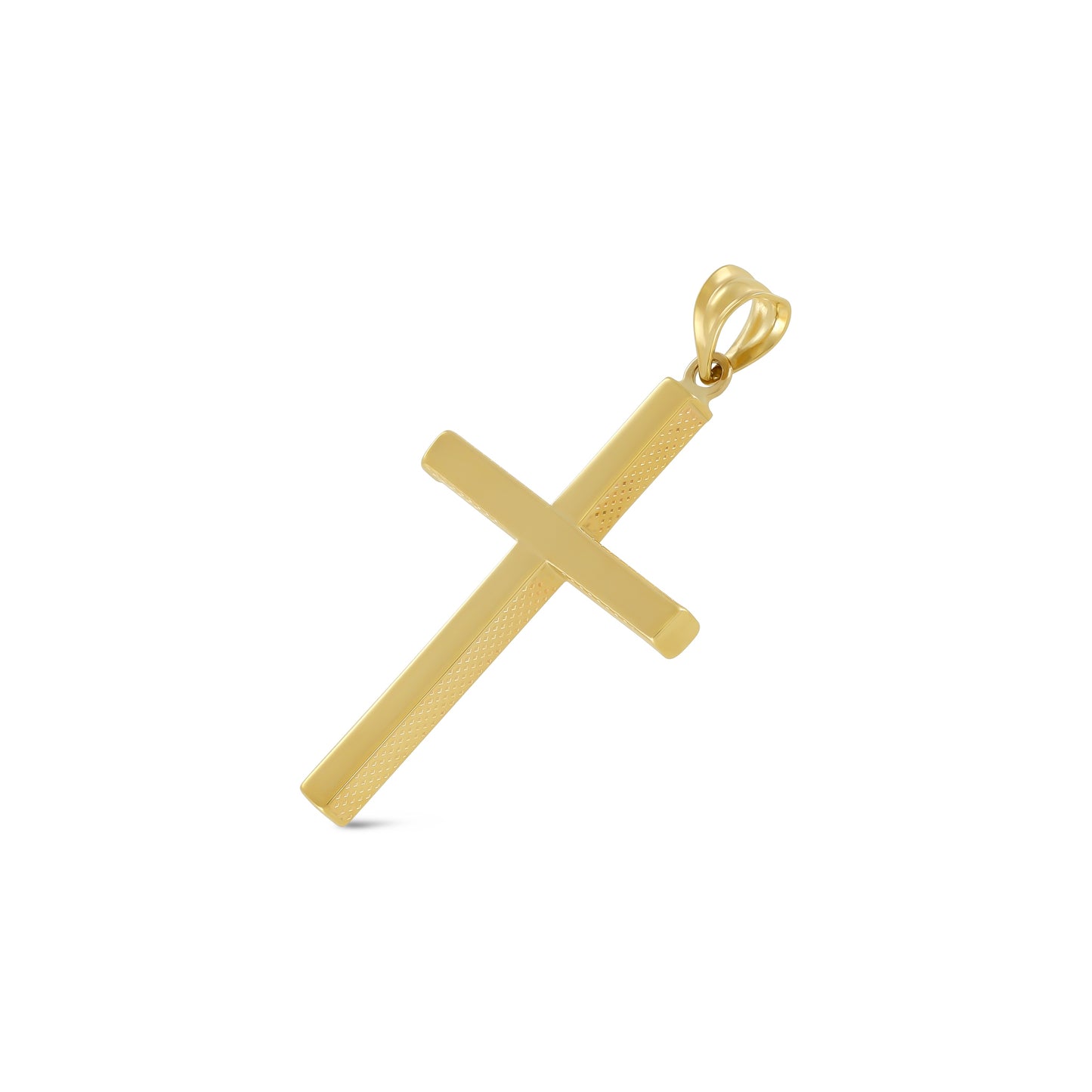 9ct Yellow Gold Plain Cross Pendant