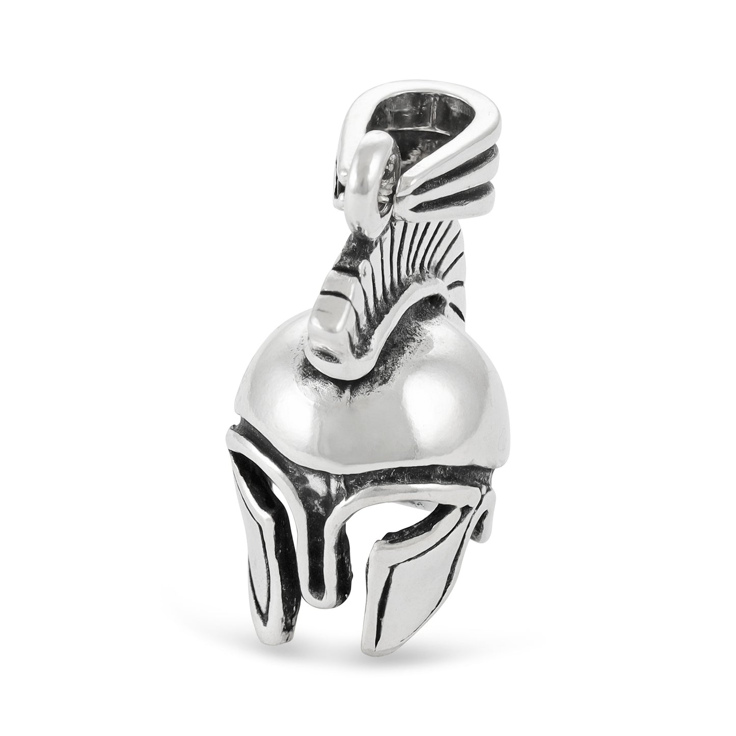 Sterling Silver Spartan Helmet Pendant